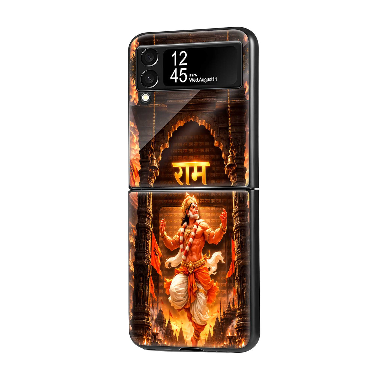 Hanuman jayanti Samsung Z Flip Glass Case