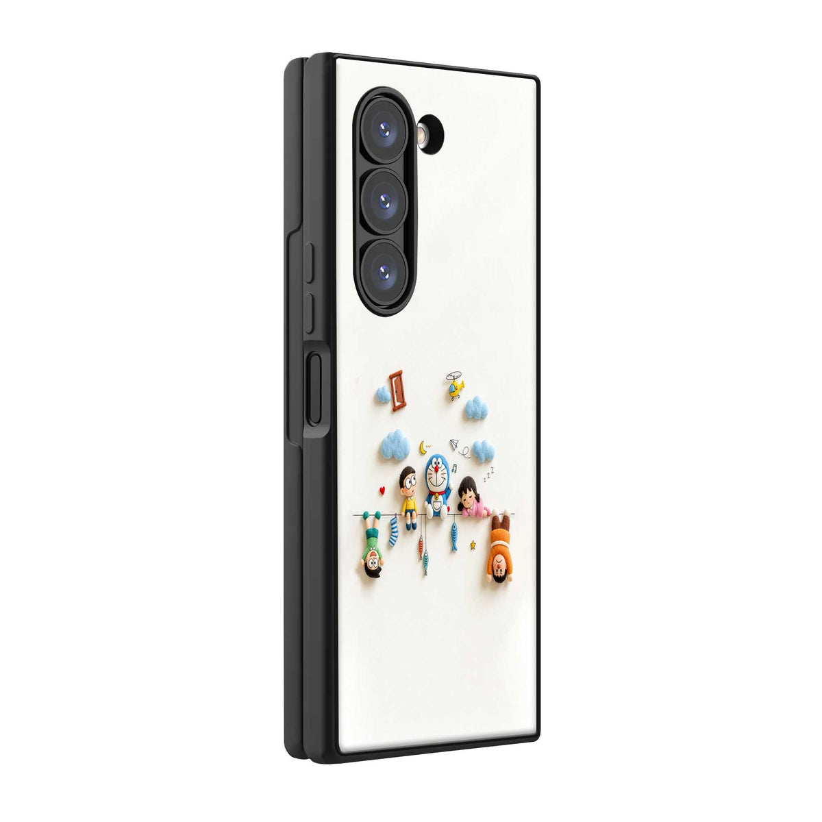 Happy Childhood Samsung Z Fold Glass Case