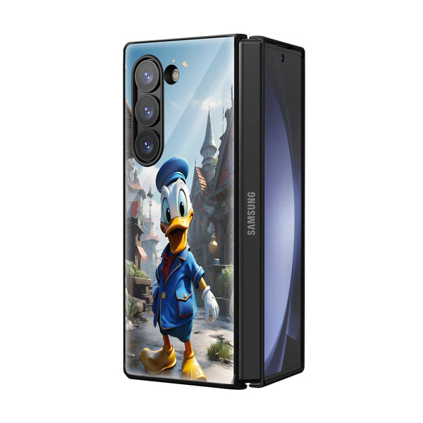 Happy Ducky Samsung Z Fold Glass Case