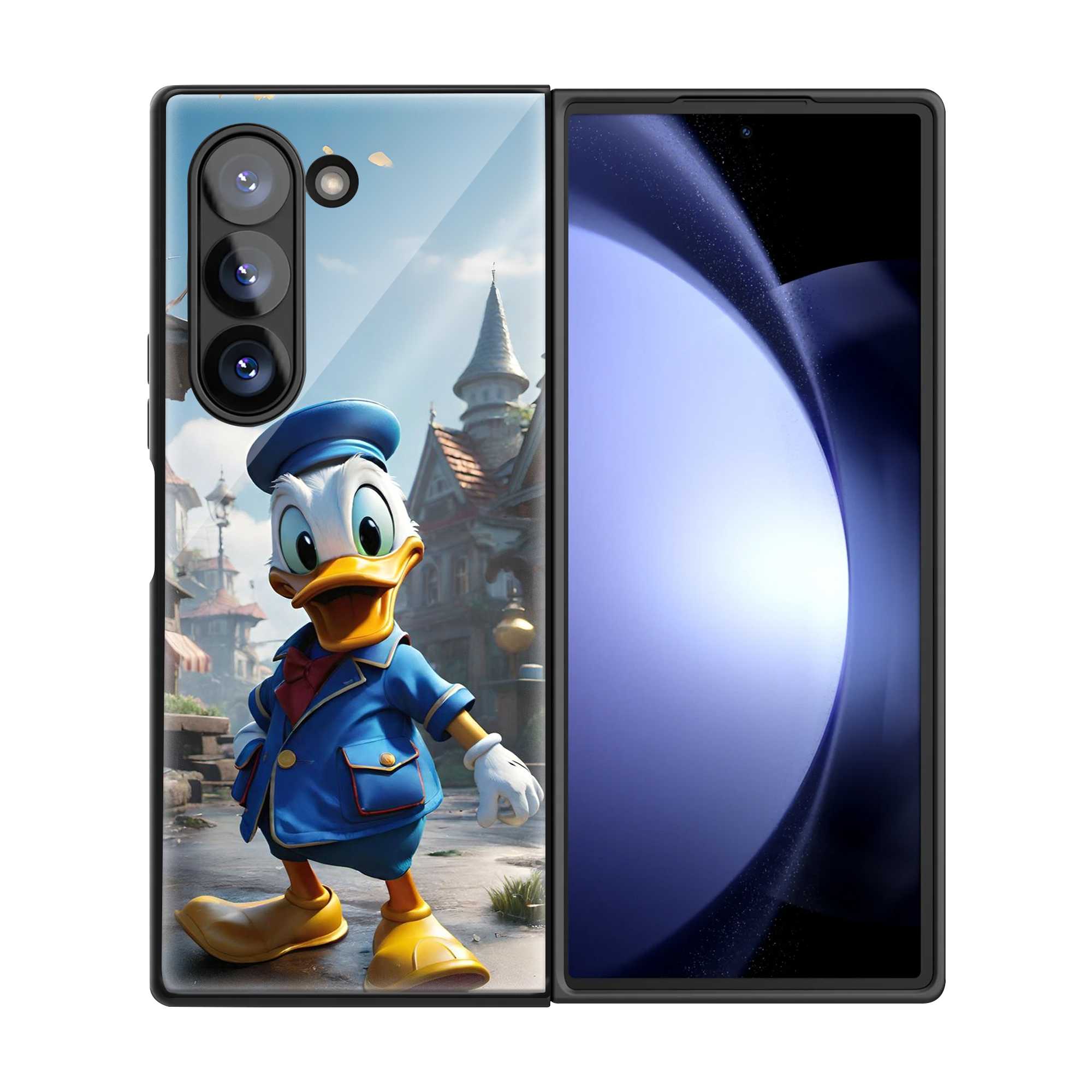 Happy Ducky Samsung Z Fold Glass Case