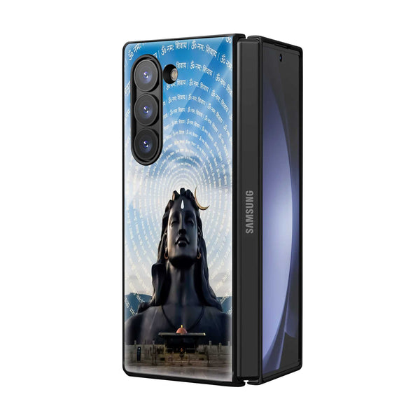 Har har mahadev Samsung Z Fold Glass Case