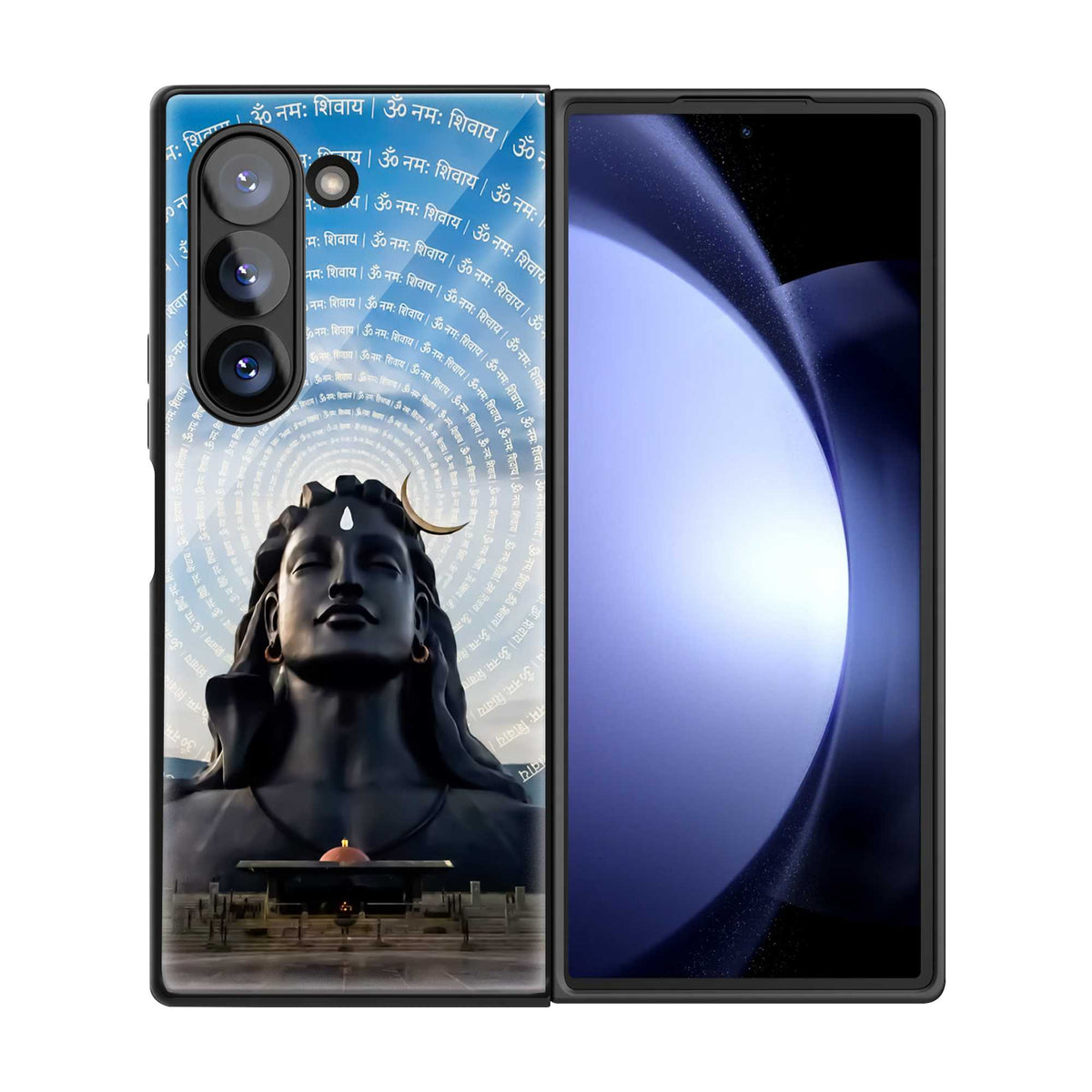 Har har mahadev Samsung Z Fold Glass Case