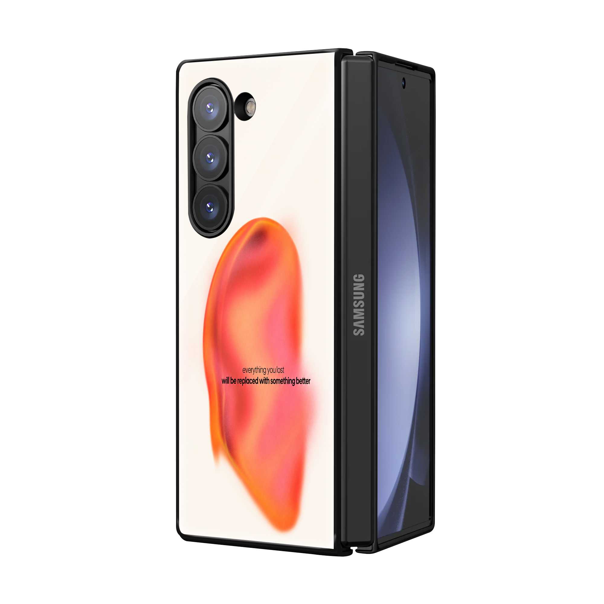Healing Energy Samsung Z Fold Glass Case