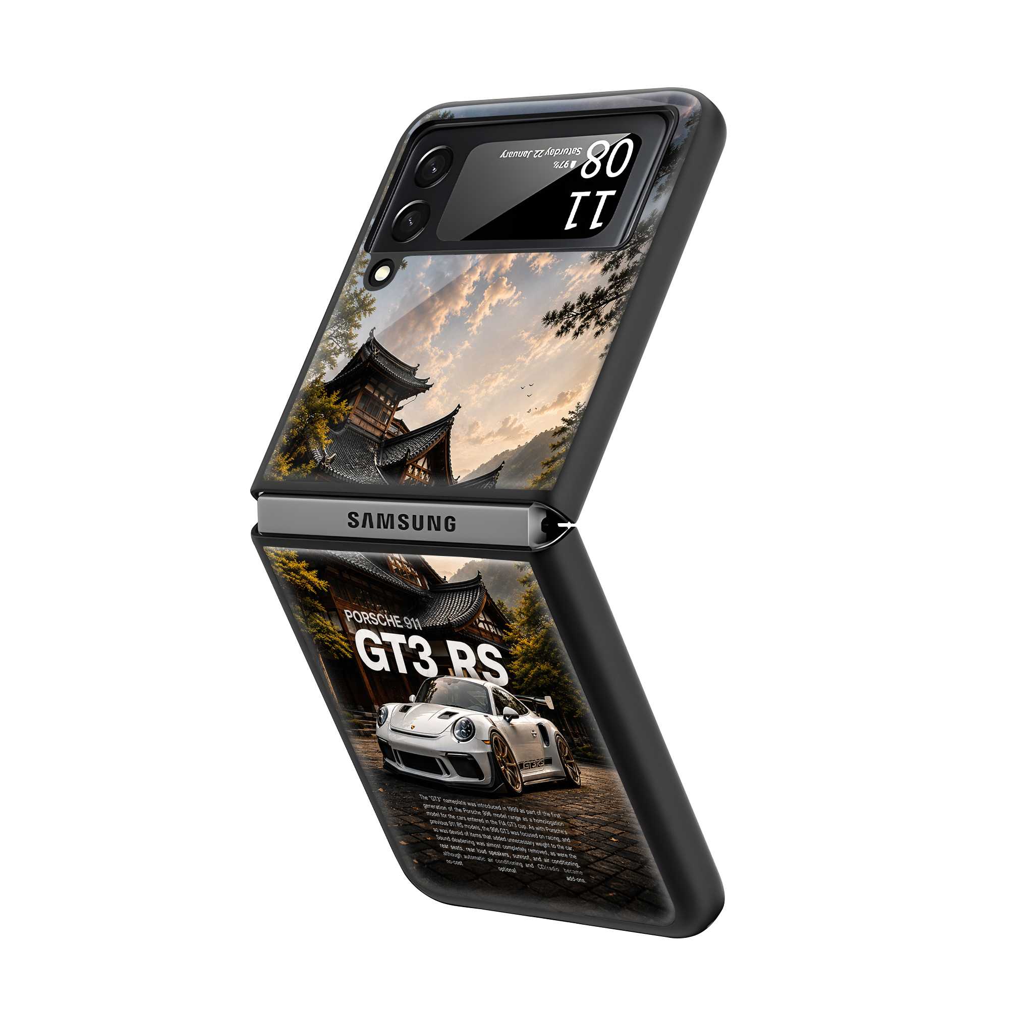 Heavenly Ride Samsung Z Flip Glass Case