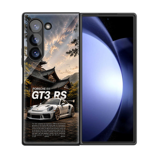 Heavenly Ride Samsung Z Fold Glass Case