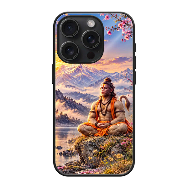 Himalayan Hanuman Glass Case