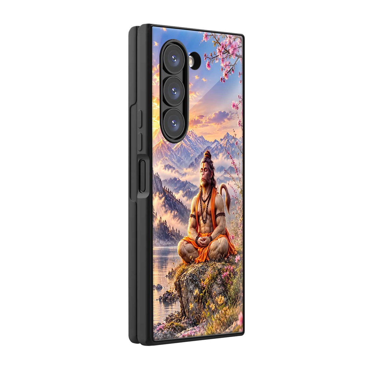 Himalayan Hanuman Samsung Z Fold Glass Case