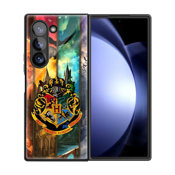 Hogwarts Samsung Z Fold Glass Case