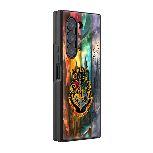 Hogwarts Samsung Z Fold Glass Case