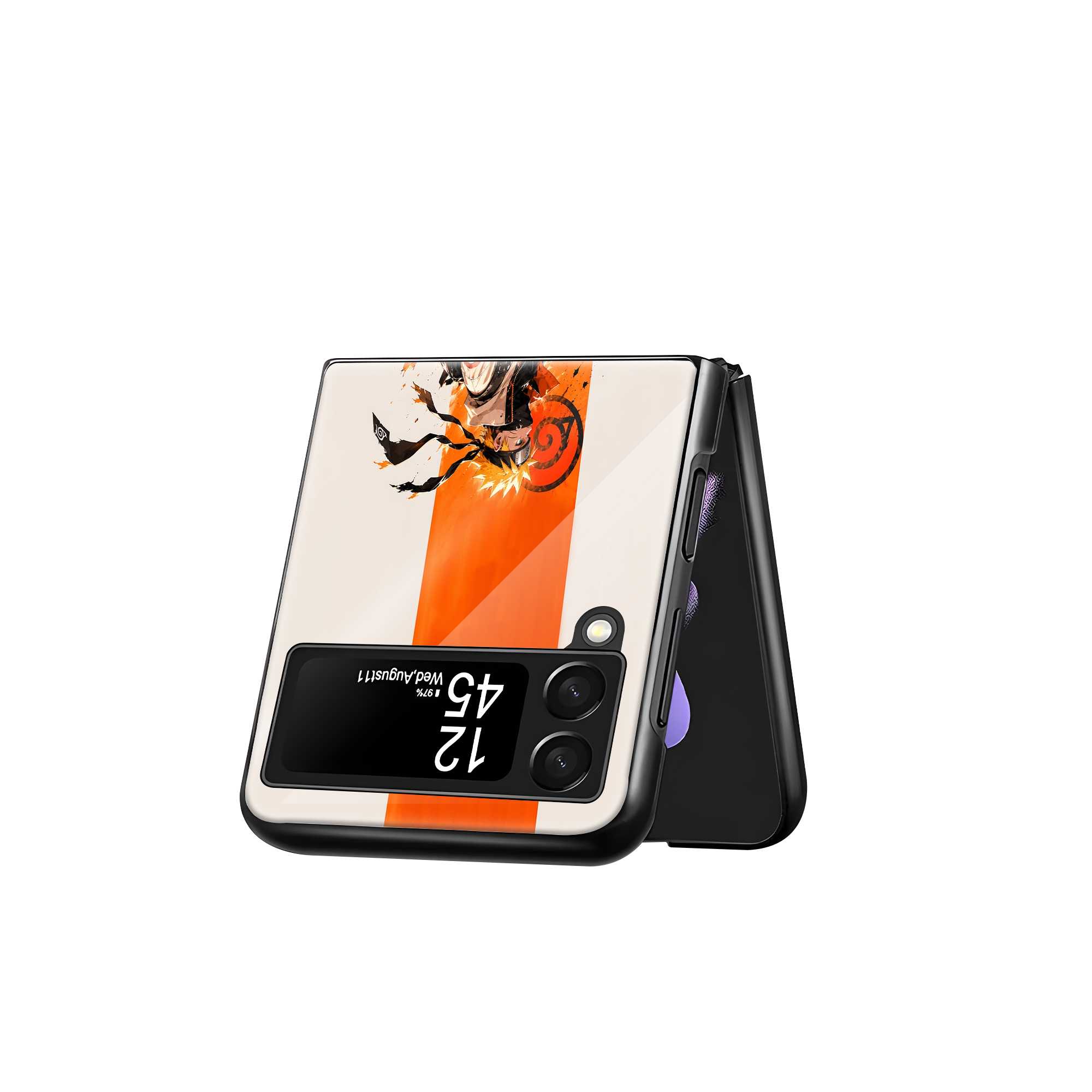 Hokage Vibes Samsung Z Flip Glass Case