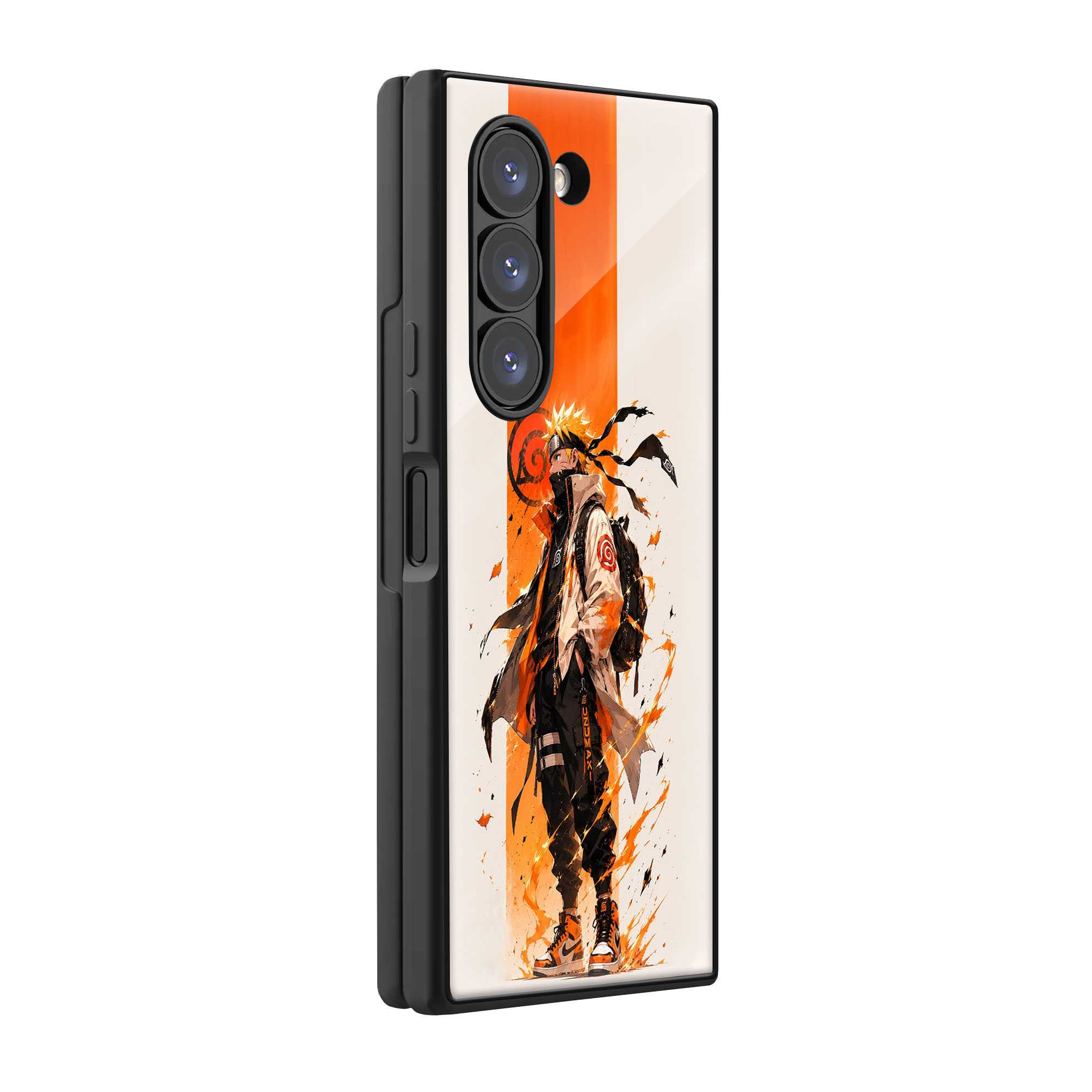 Hokage Vibes Samsung Z Fold Glass Case