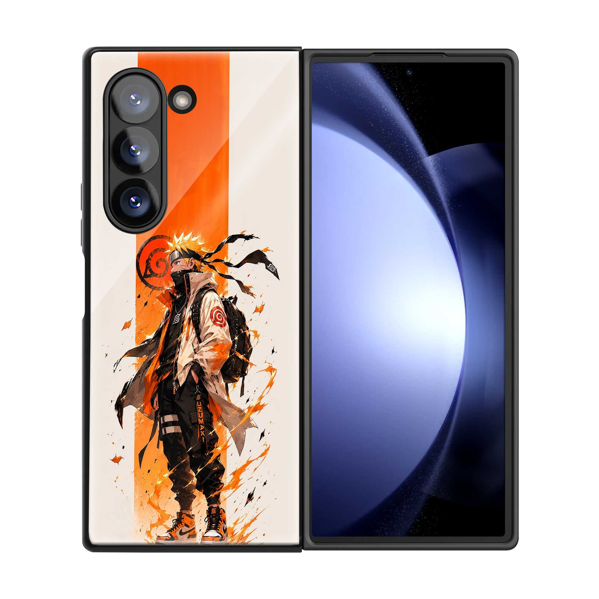 Hokage Vibes Samsung Z Fold Glass Case