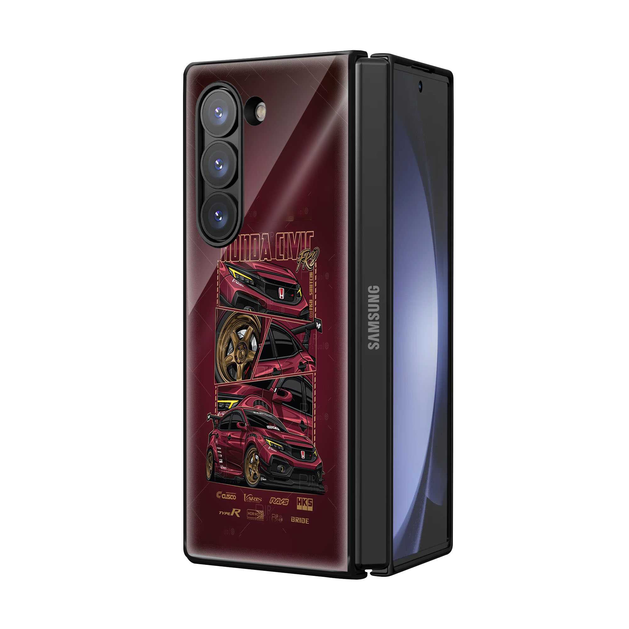 Honda Street Samsung Z Fold Glass Case Secondary image