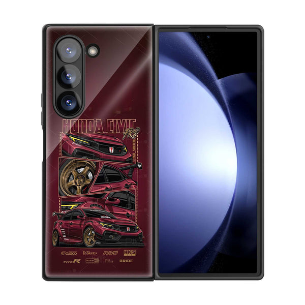Honda Street Samsung Z Fold Glass Case
