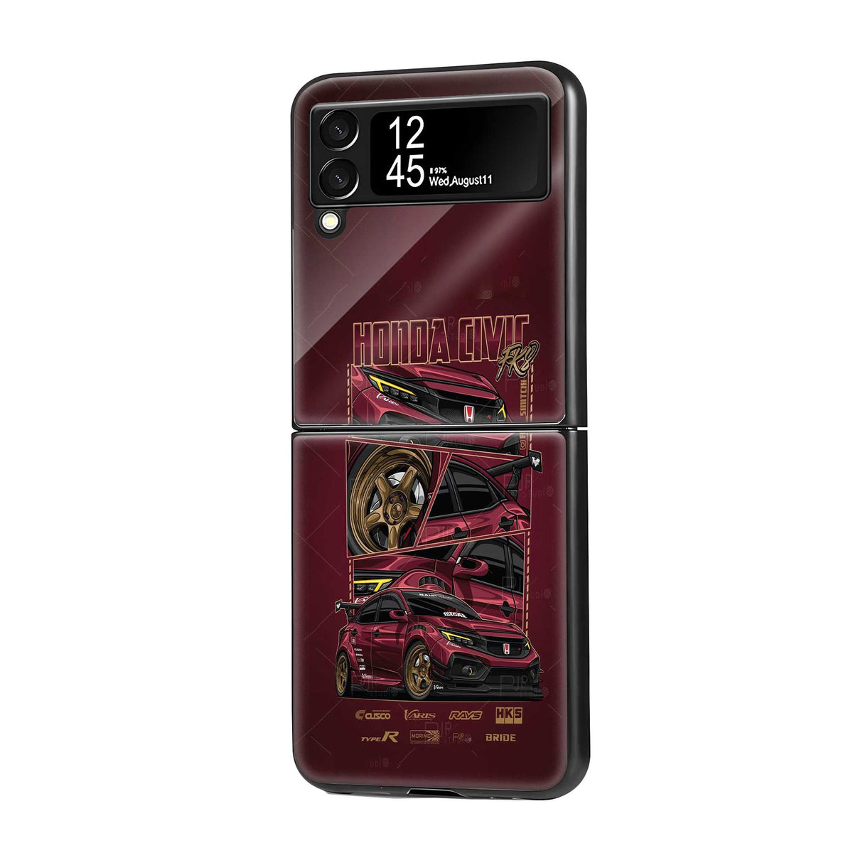 Honda Street Samsung Z Flip Glass Case Main image