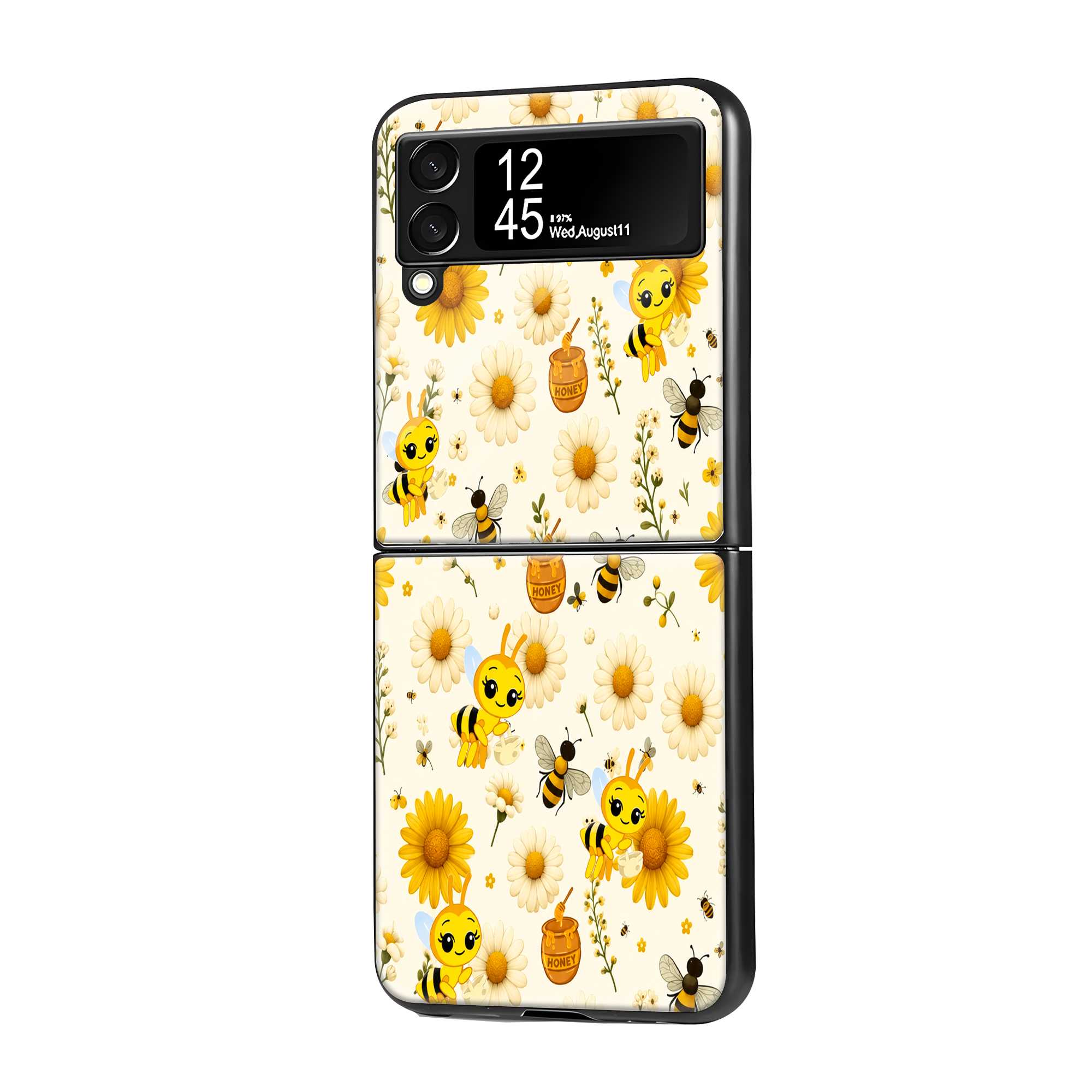 Honey Bee Samsung Z Flip Glass Case