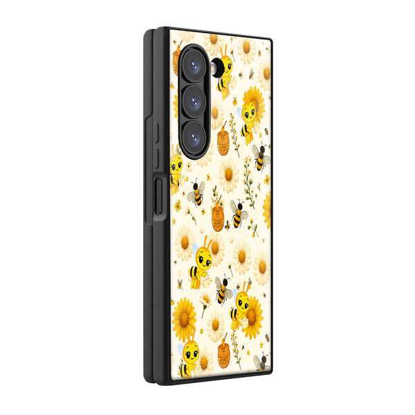 Honey Bee Samsung Z Fold Glass Case