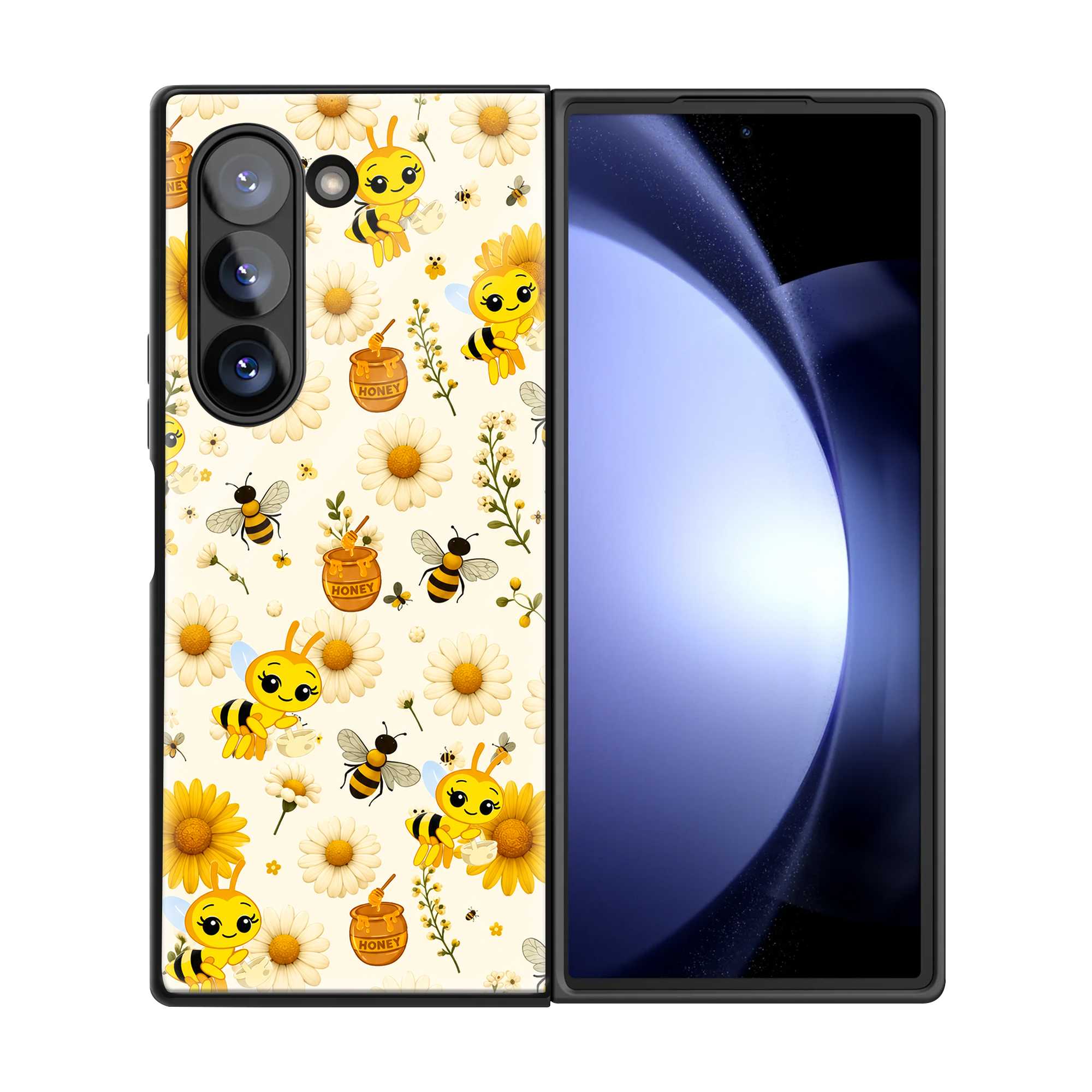 Honey Bee Samsung Z Fold Glass Case