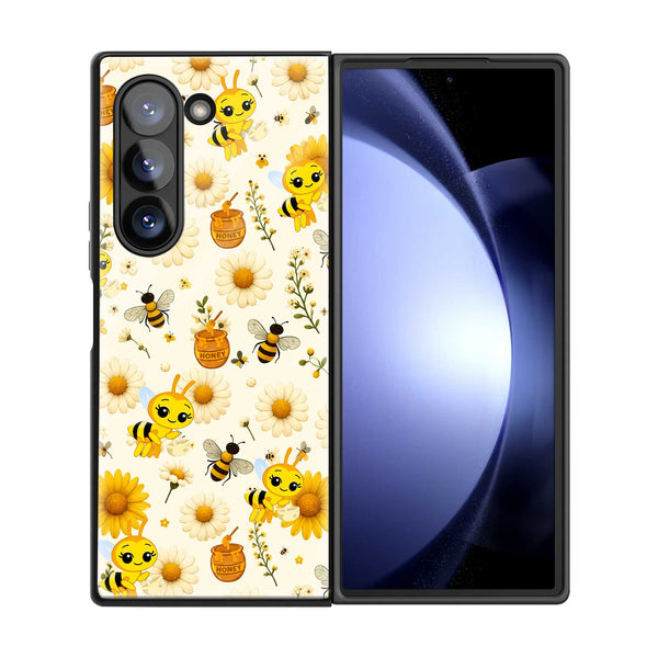 Honey Bee Samsung Z Fold Glass Case