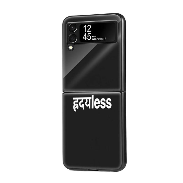 Hridaya-less Samsung Z Flip Glass Case
