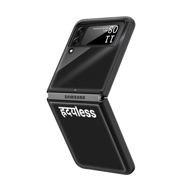 Hridaya-less Samsung Z Flip Glass Case