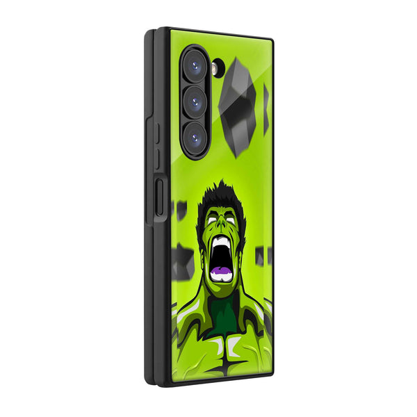 Hulk Samsung Z Fold Glass Case