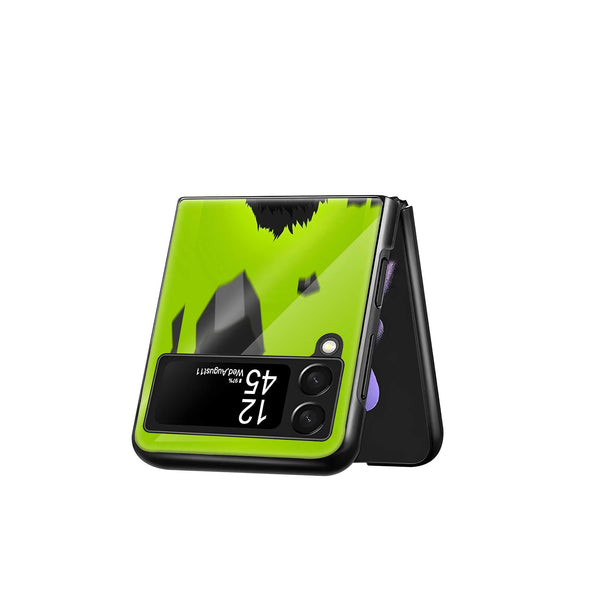 Hulk Samsung Z Flip Glass Case