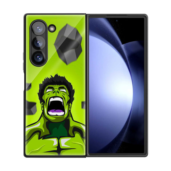 Hulk Samsung Z Fold Glass Case