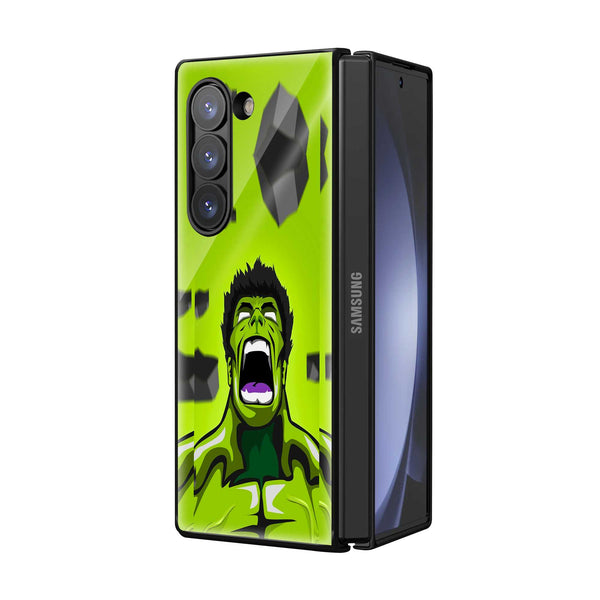 Hulk Samsung Z Fold Glass Case