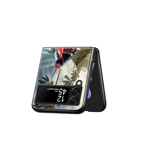 Hyperdrive Samsung Z Flip Glass Case