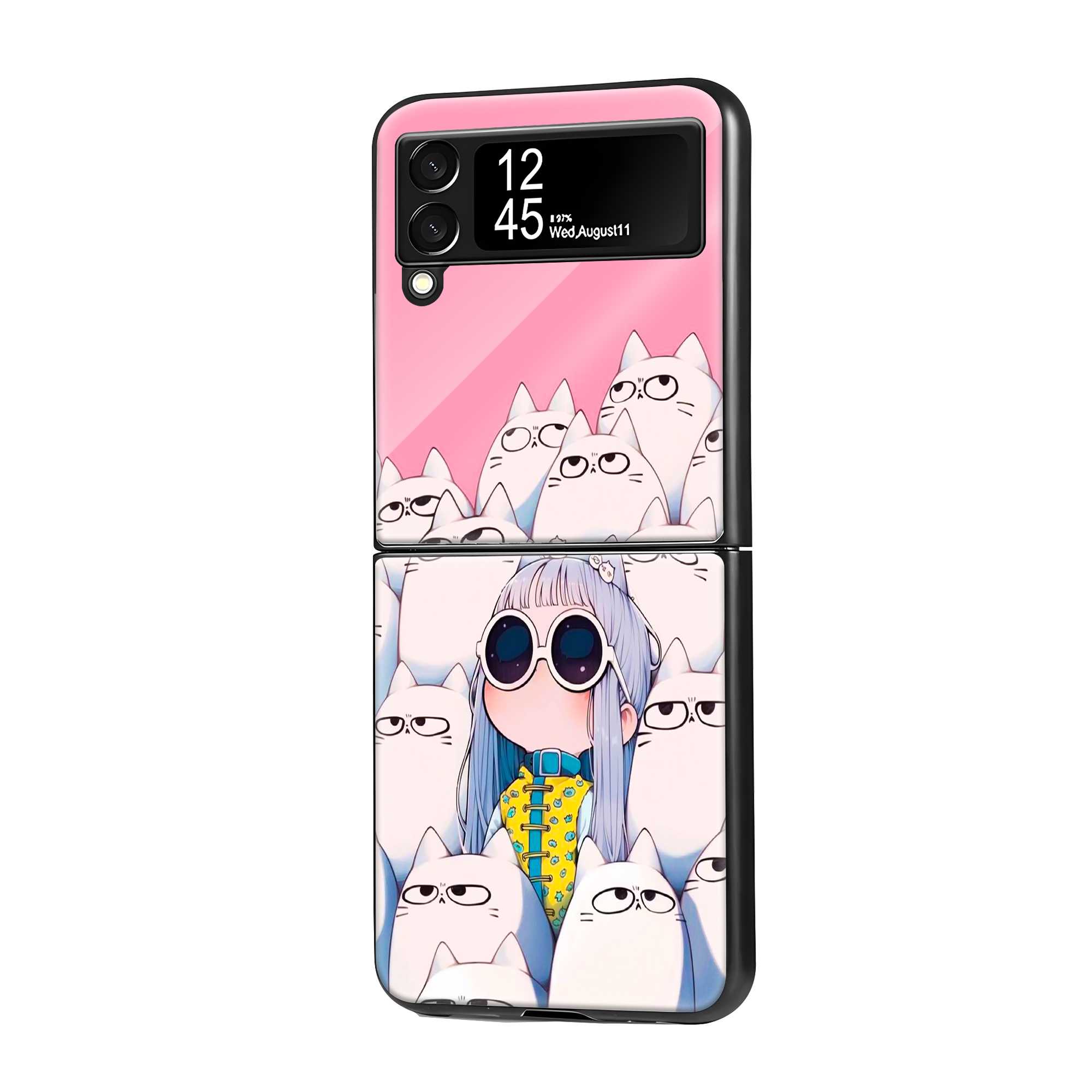 I'm Somthing Samsung Z Flip Glass Case
