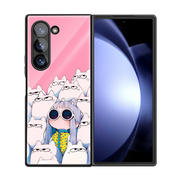 I'm Somthing Samsung Z Fold Glass Case
