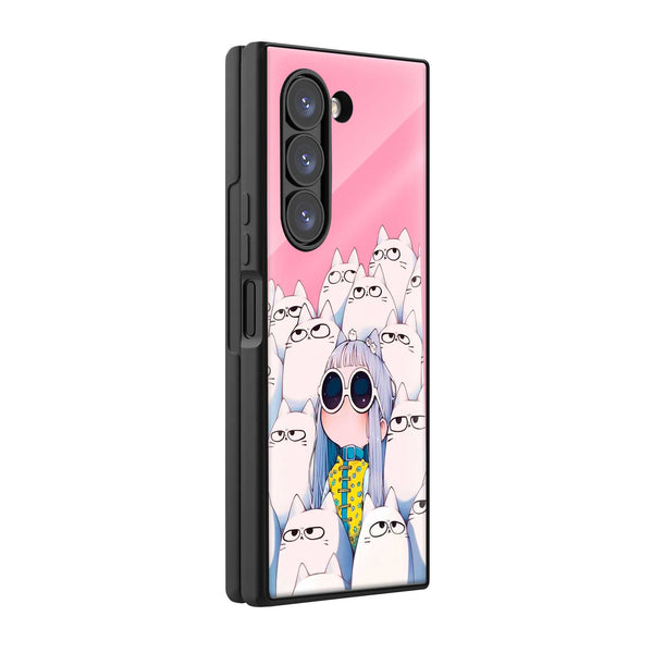 I'm Somthing Samsung Z Fold Glass Case