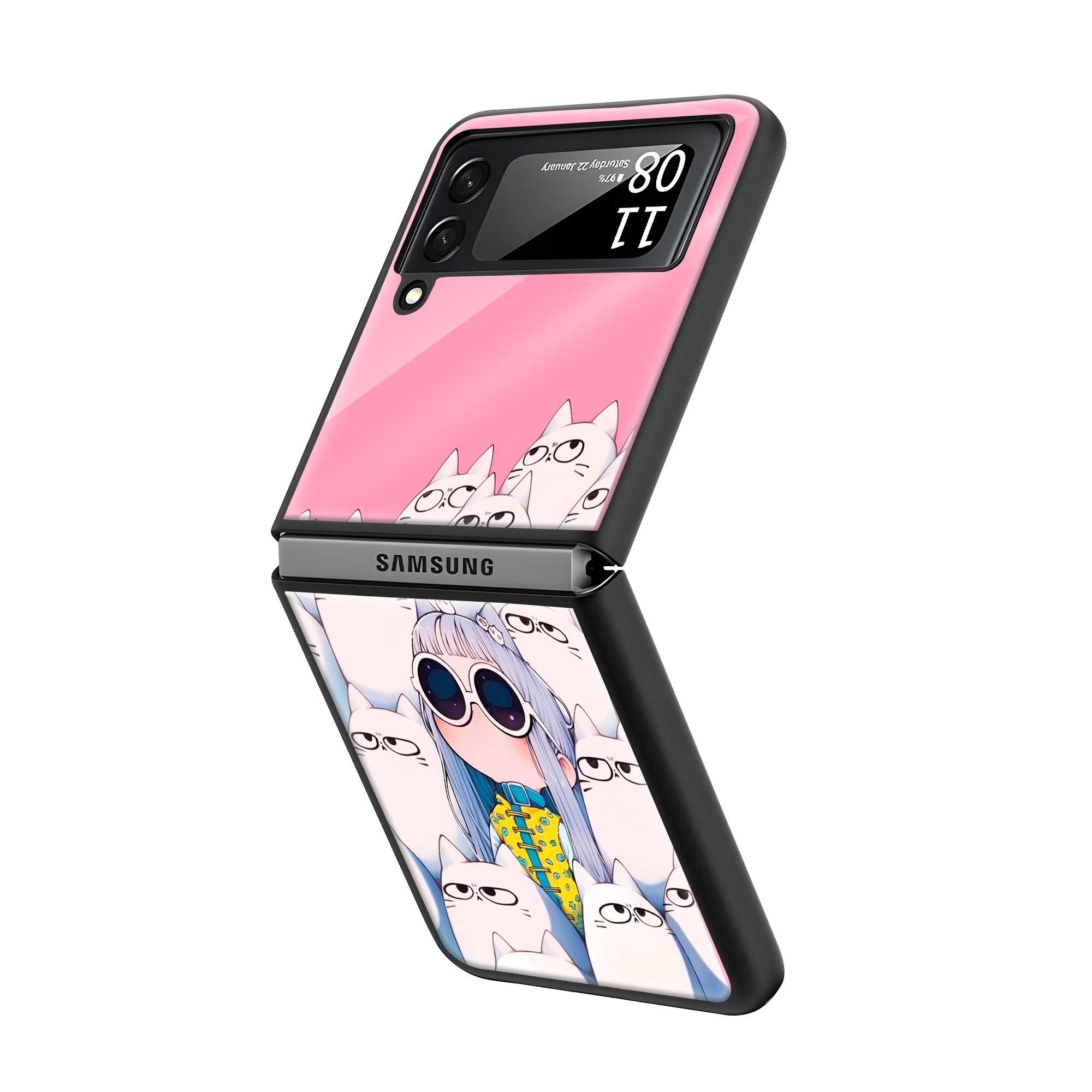 I'm Somthing Samsung Z Flip Glass Case