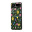 Ice Cream Pattern Samsung Z Flip Glass Case