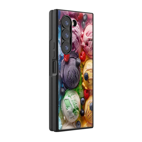 Ice Cream Pop Samsung Z Fold Glass Case