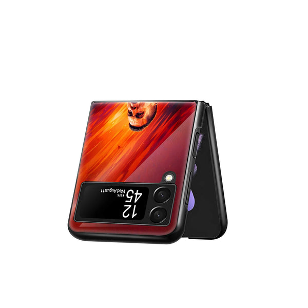 Inferno Ronaldo Samsung Z Flip Glass Case