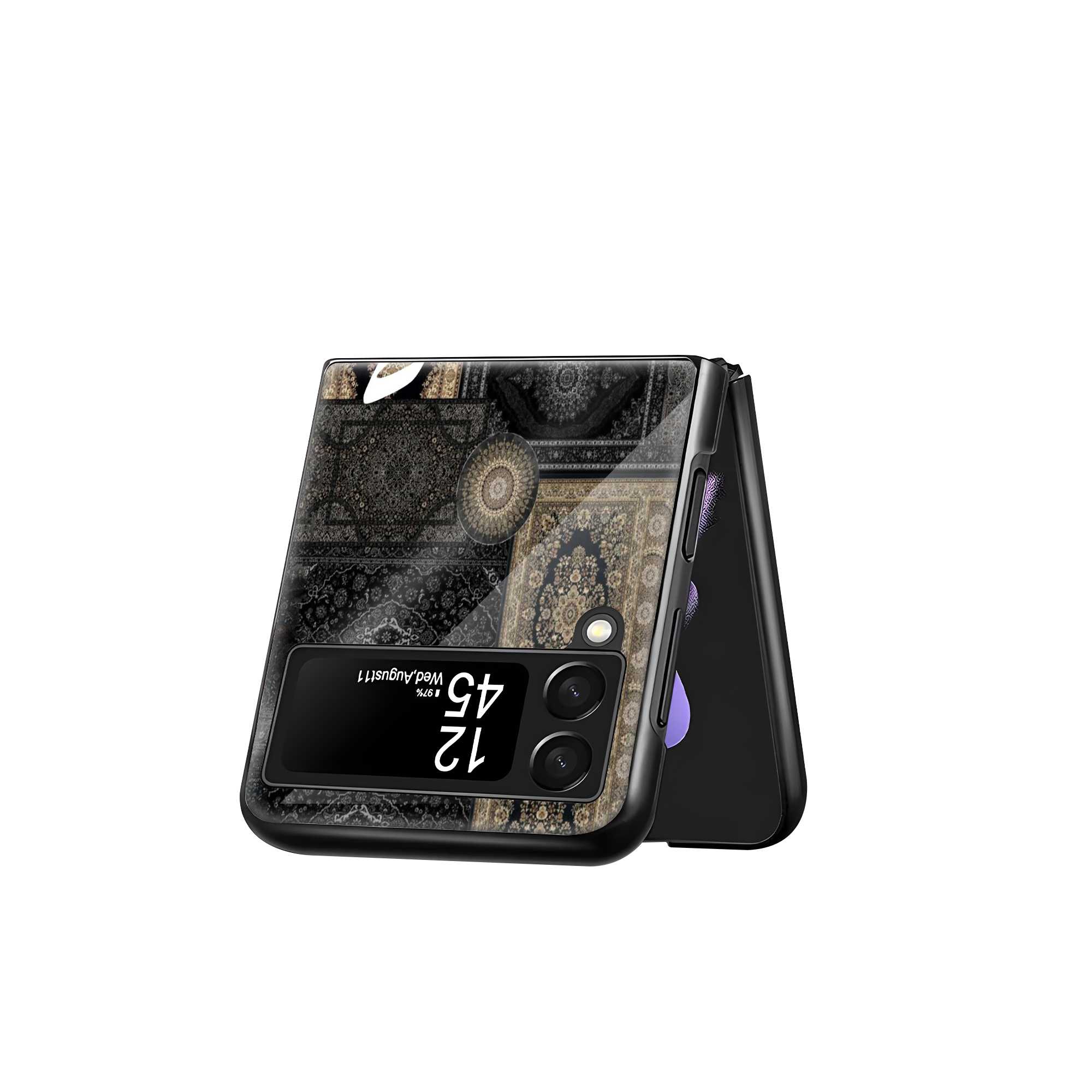 Infinite Sabr Samsung Z Flip Glass Case