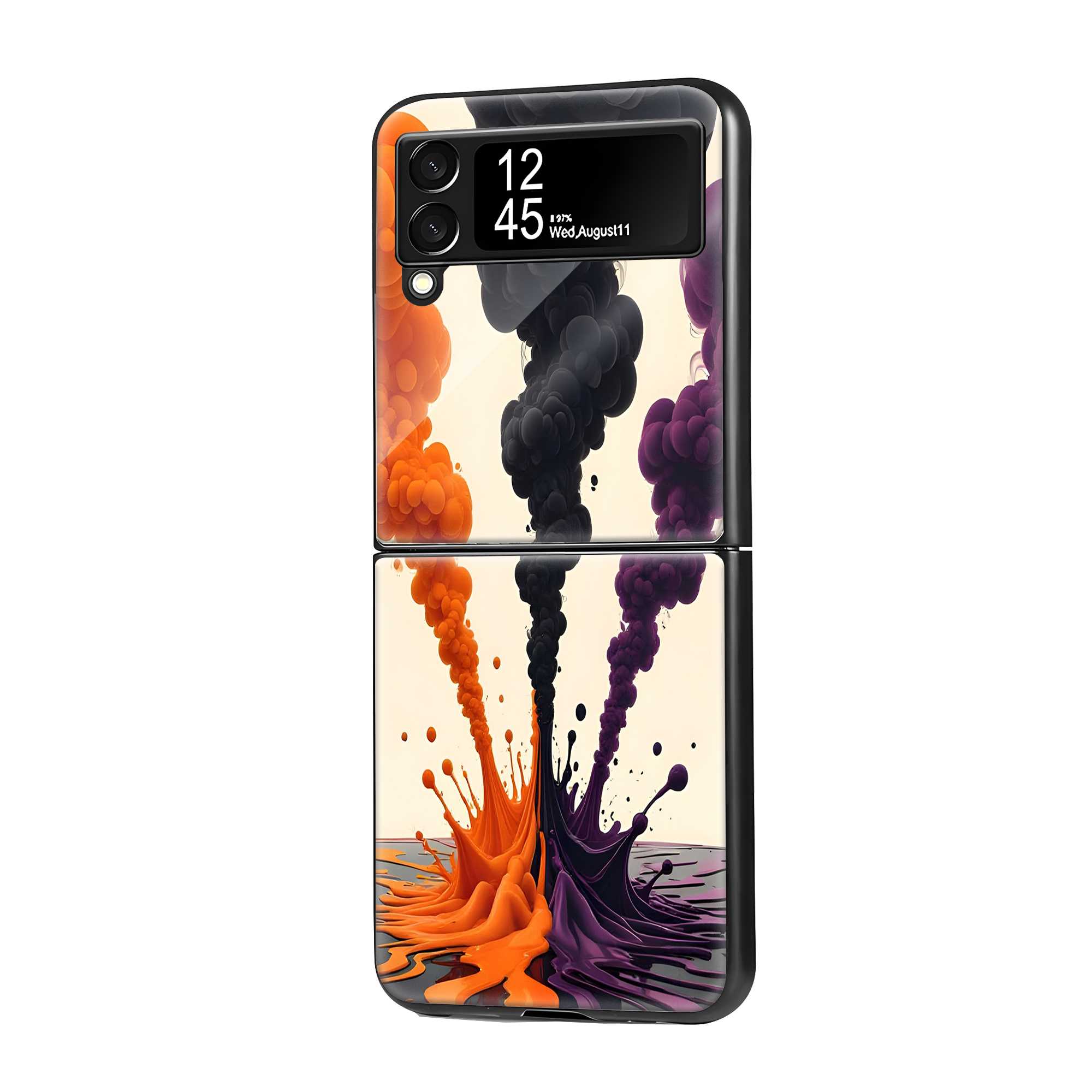 Ink Blast Samsung Z Flip Glass Case