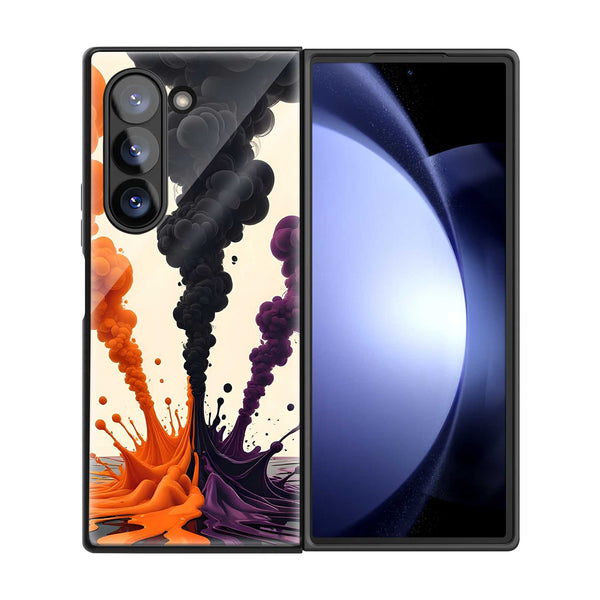 Ink Blast Samsung Z Fold Glass Case