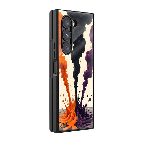Ink Blast Samsung Z Fold Glass Case