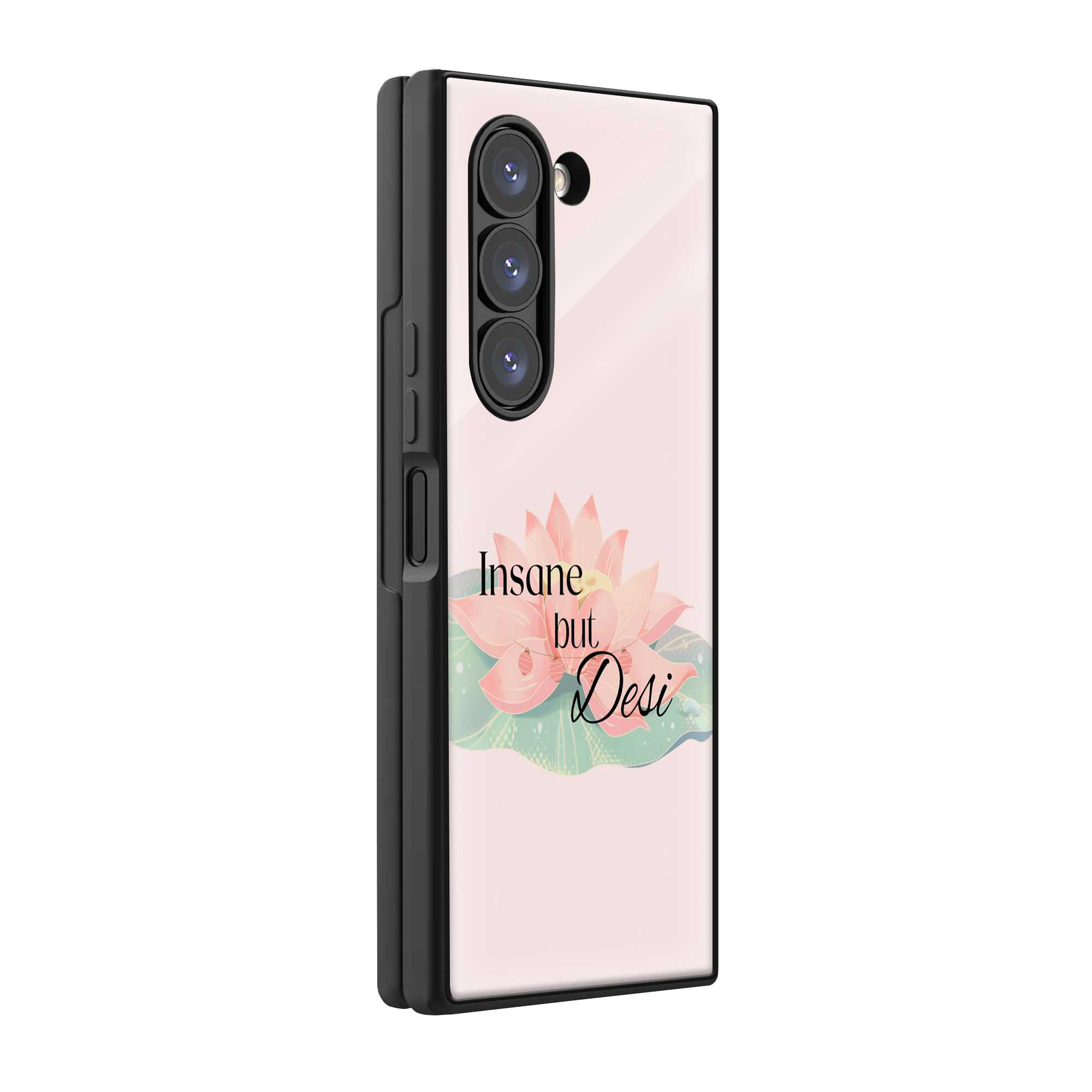 Insane But Desi Samsung Z Fold Glass Case