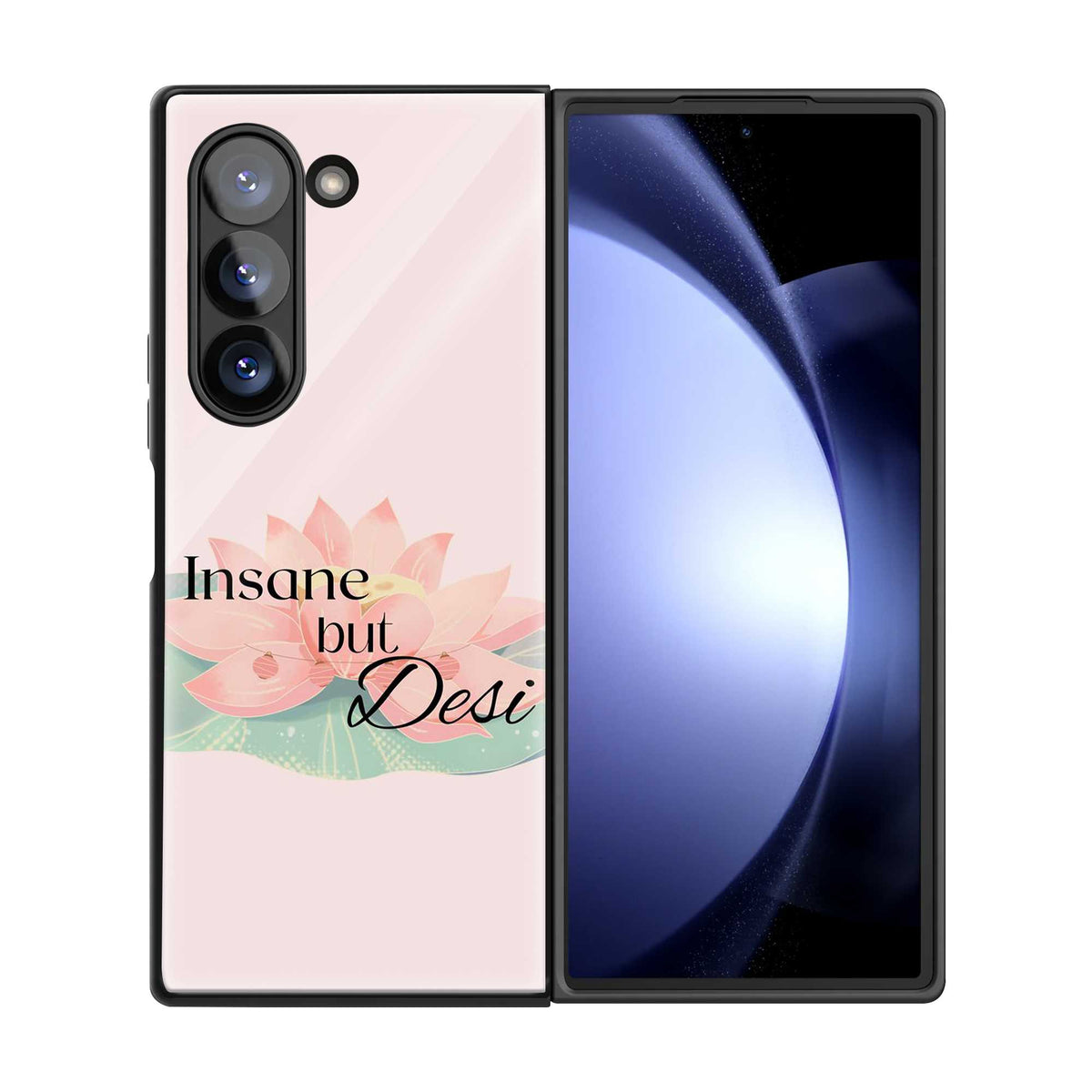 Insane But Desi Samsung Z Fold Glass Case