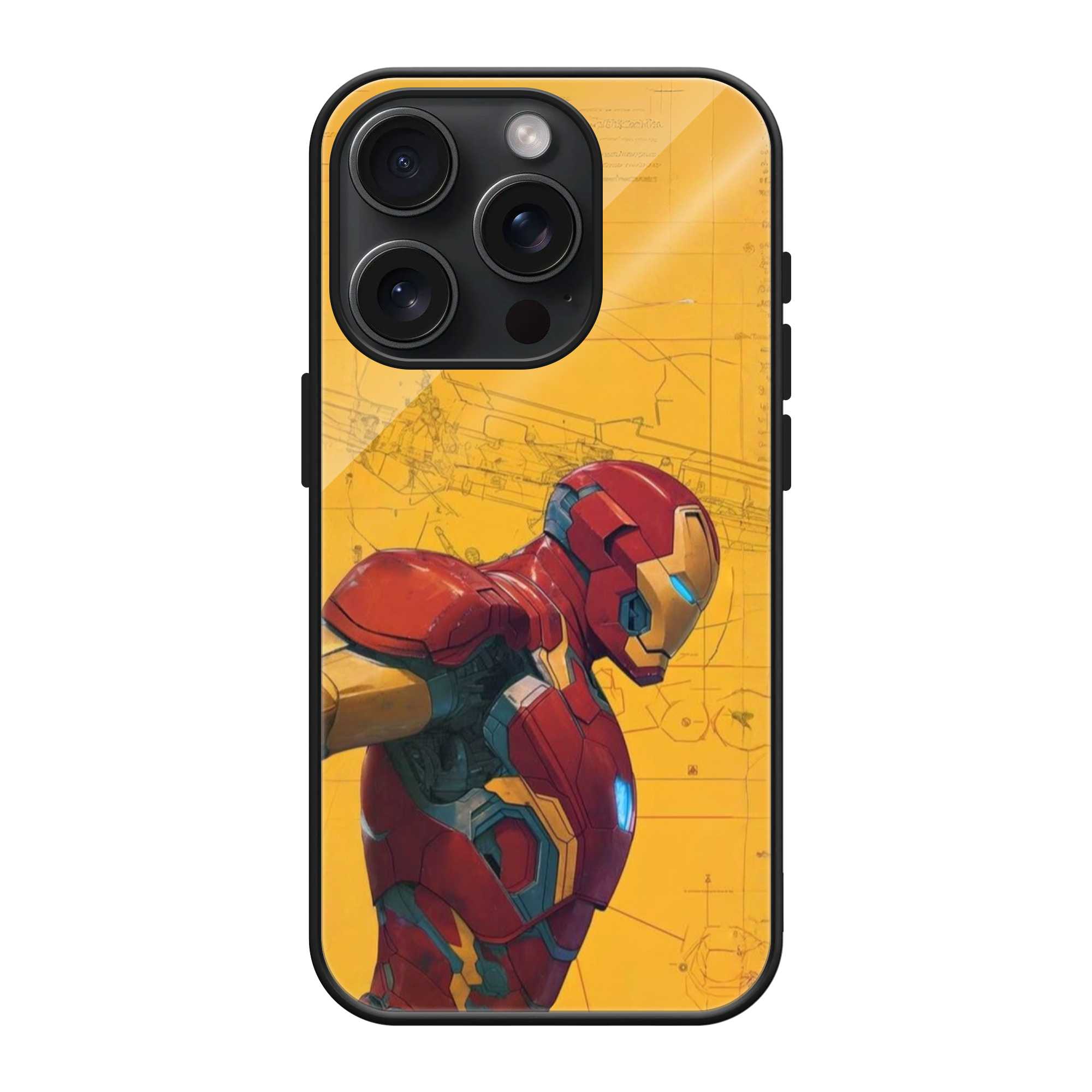 Iron Blueprint Glass Case Main image