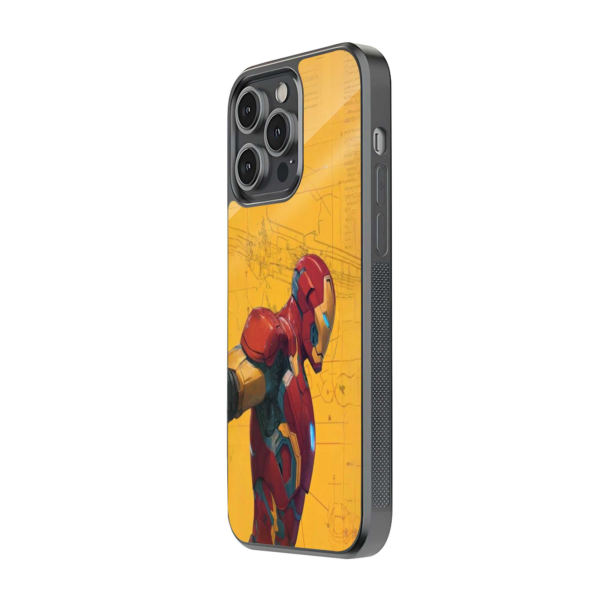 Iron Blueprint Glass Case