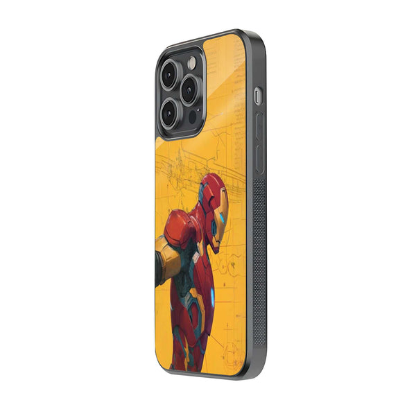 Iron Blueprint Glass Case