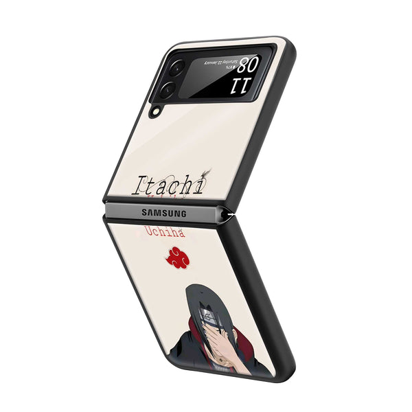 Itachi Mini Samsung Z Flip Glass Case