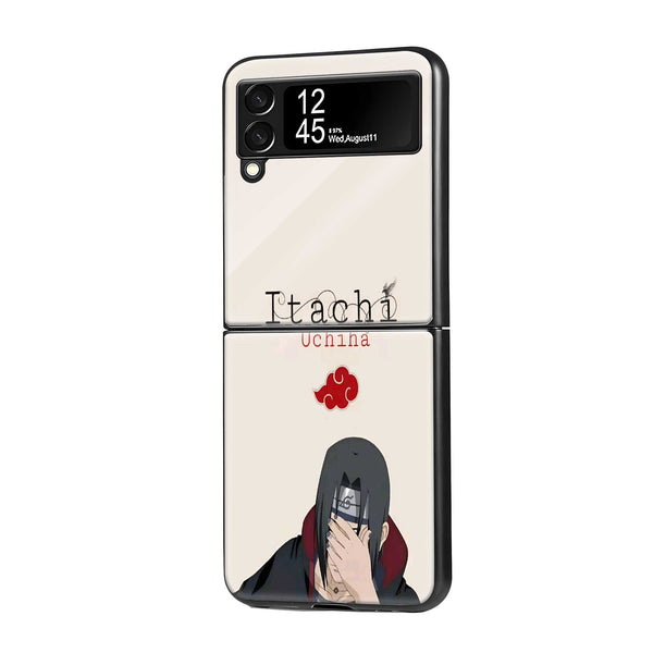Itachi Mini Samsung Z Flip Glass Case