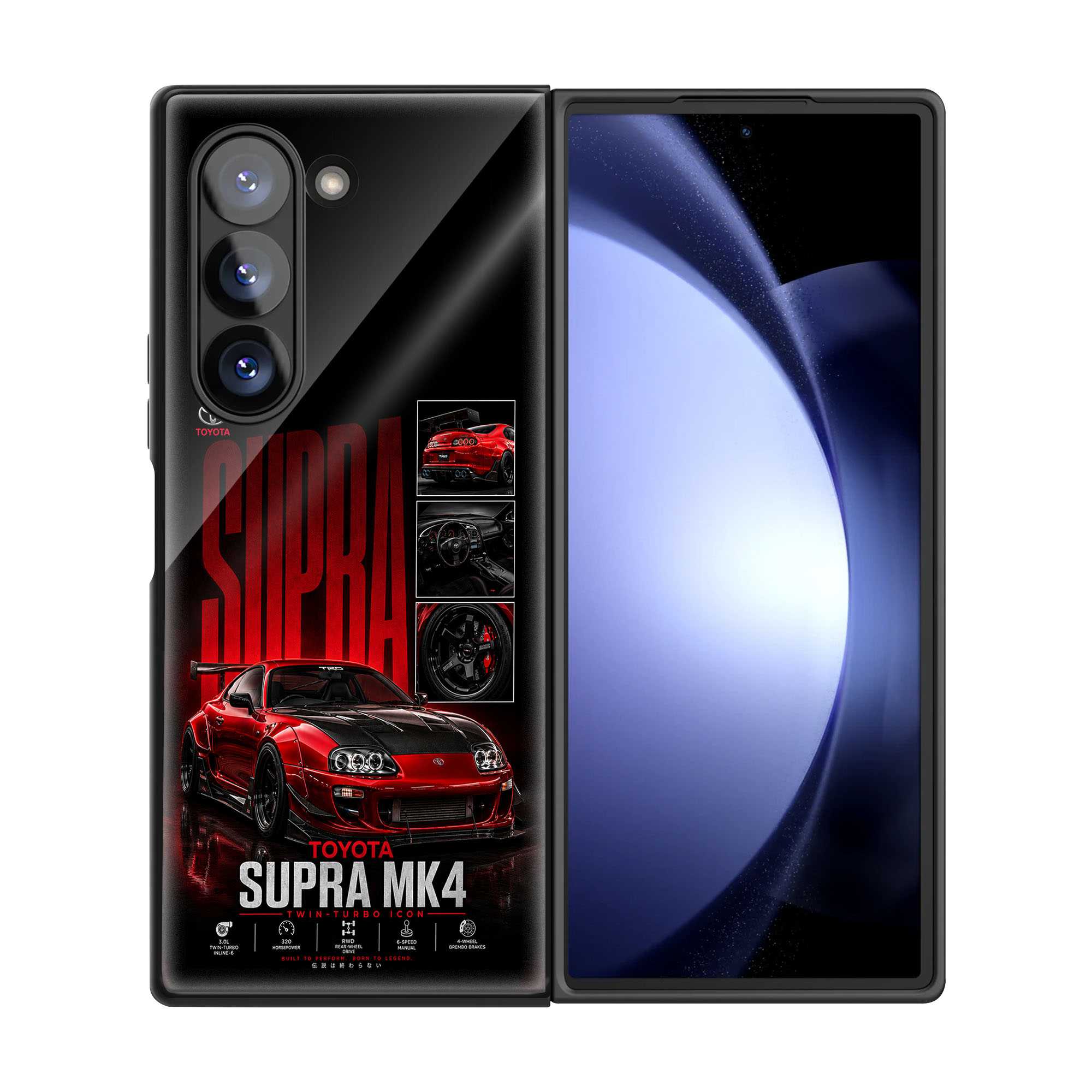 JDM Legends Samsung Z Fold Glass Case