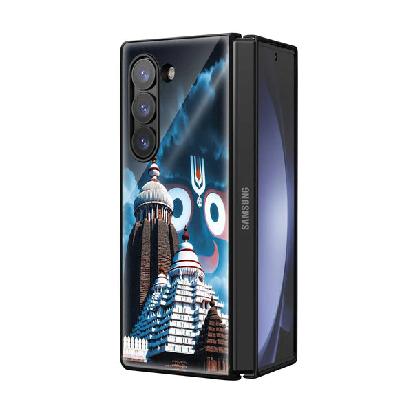 Jagannath Vibes Samsung Z Fold Glass Case